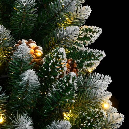 Kunstigt juletræ med 300 LED-lys 240 cm