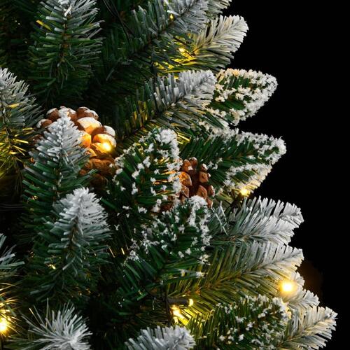 Kunstigt juletræ med 300 LED-lys 180 cm