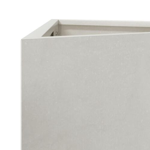 Plantekasse 30x26x75 cm trekantet rustfrit stål