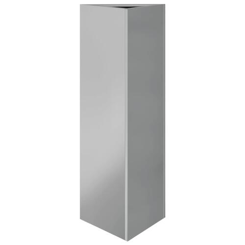 Plantekasse 30x26x75 cm trekantet galvaniseret stål