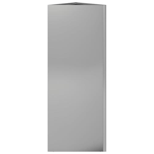 Plantekasse 30x26x75 cm trekantet galvaniseret stål