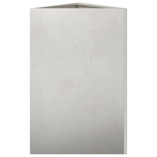 Plantekrukke 50x43x75 cm trekantet rustfrit stål