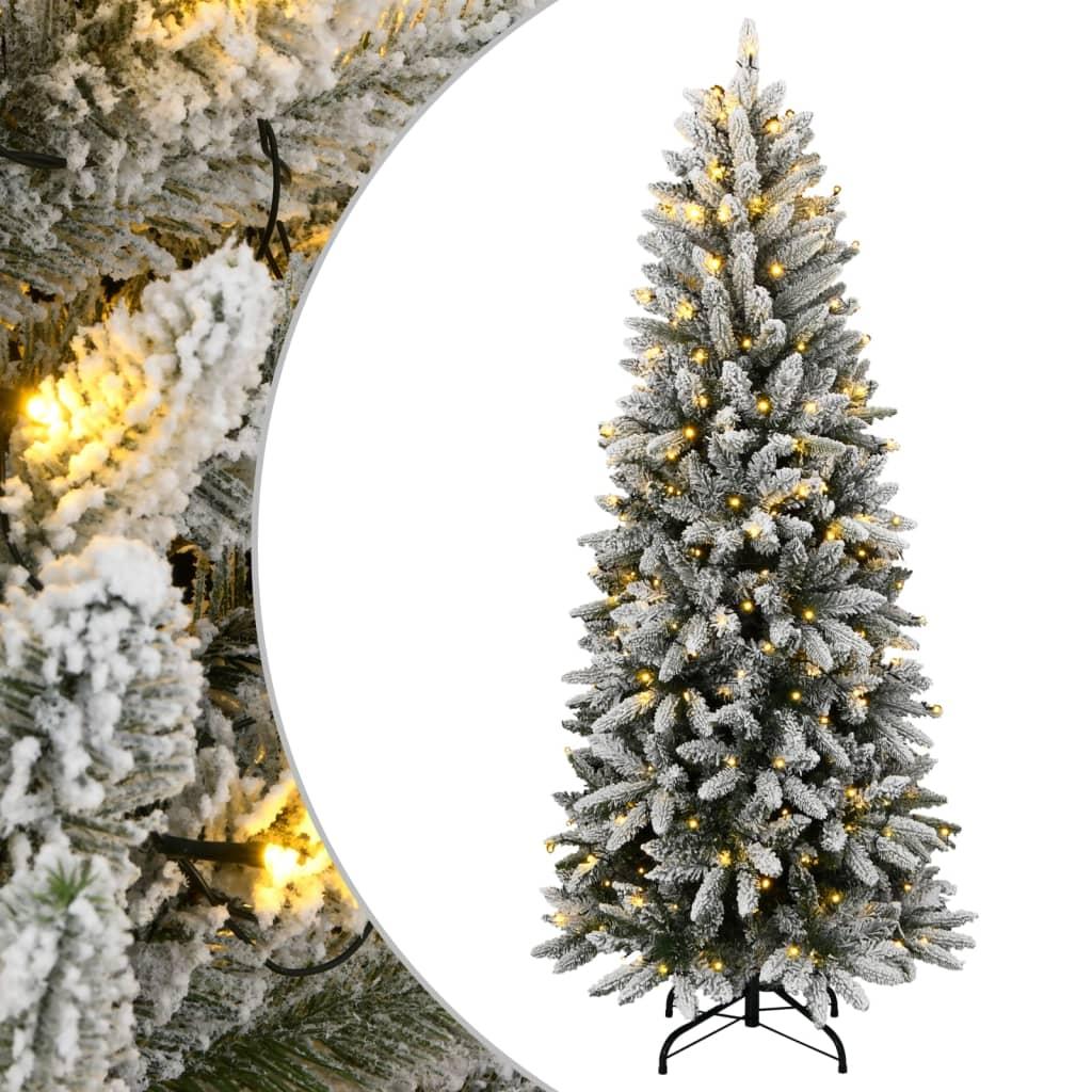 Kunstigt Juletræ Med Sne Pvc Og Pe - med LED / 150 cm