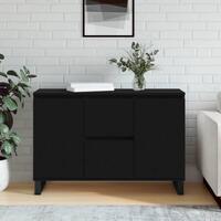Skænk 104x35x70 cm konstrueret træ sort