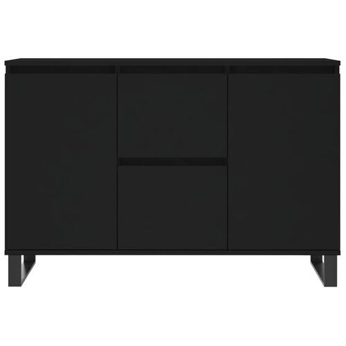 Skænk 104x35x70 cm konstrueret træ sort