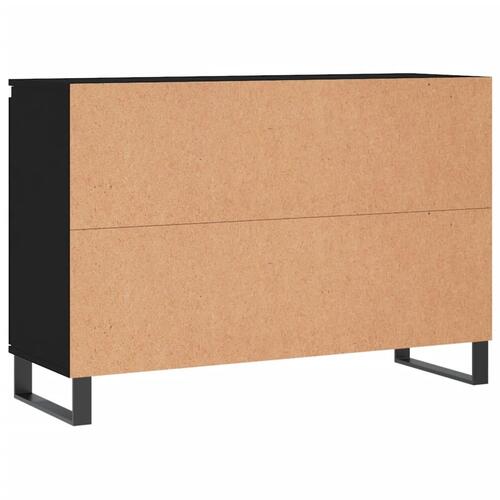 Skænk 104x35x70 cm konstrueret træ sort