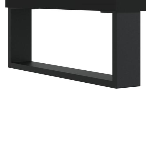 Skænk 104x35x70 cm konstrueret træ sort