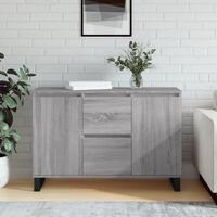 Skænk 104x35x70 cm konstrueret træ grå sonoma-eg