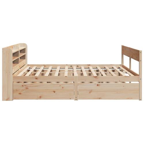 Sengeramme uden madras 180x200 cm massivt fyrretræ