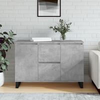 Skænk 104x35x70 cm konstrueret træ betongrå