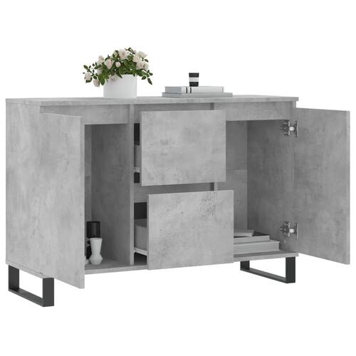 Skænk 104x35x70 cm konstrueret træ betongrå