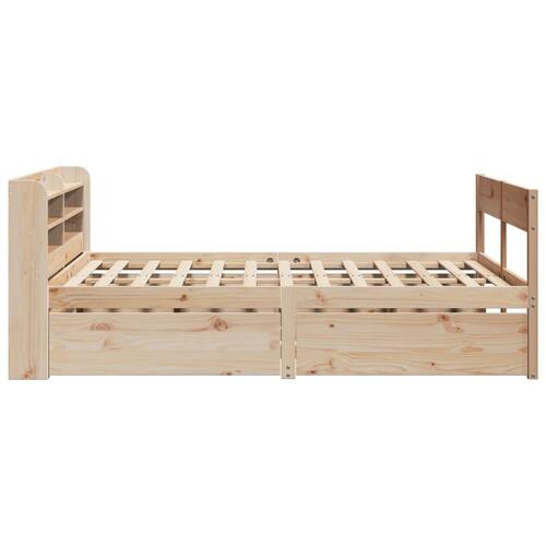 Sengeramme uden madras 160x200 cm massivt fyrretræ