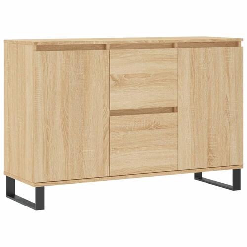 Skænk 104x35x70 cm konstrueret træ sonoma-eg