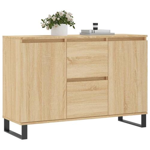 Skænk 104x35x70 cm konstrueret træ sonoma-eg