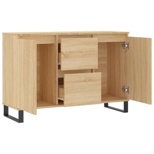 Skænk 104x35x70 cm konstrueret træ sonoma-eg