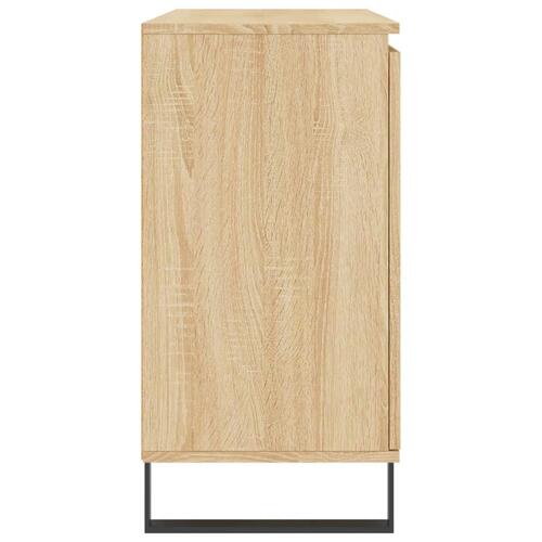 Skænk 104x35x70 cm konstrueret træ sonoma-eg