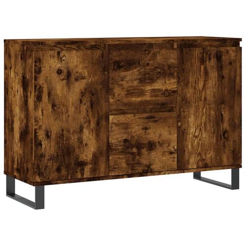 Skænk 104x35x70 cm konstrueret træ røget egetræsfarve