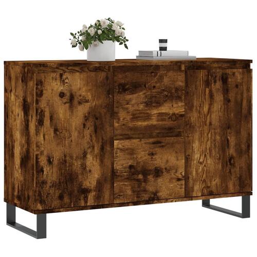 Skænk 104x35x70 cm konstrueret træ røget egetræsfarve