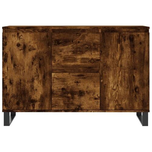 Skænk 104x35x70 cm konstrueret træ røget egetræsfarve