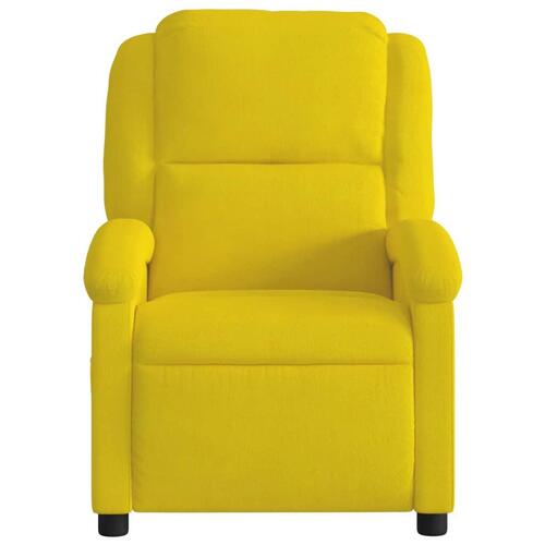 Massagestol velour gul