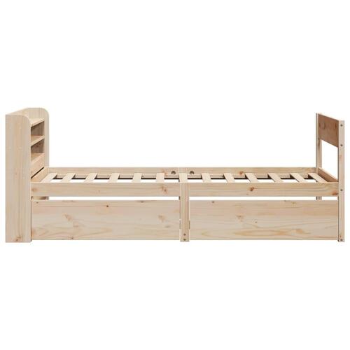 Sengeramme uden madras 90x190 cm massivt fyrretræ