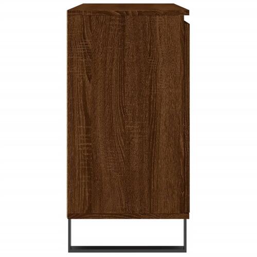 Skænk 104x35x70 cm konstrueret træ brun egetræsfarve