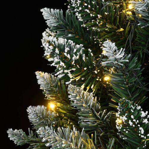Kunstigt juletræ med 300 LED-lys 240 cm