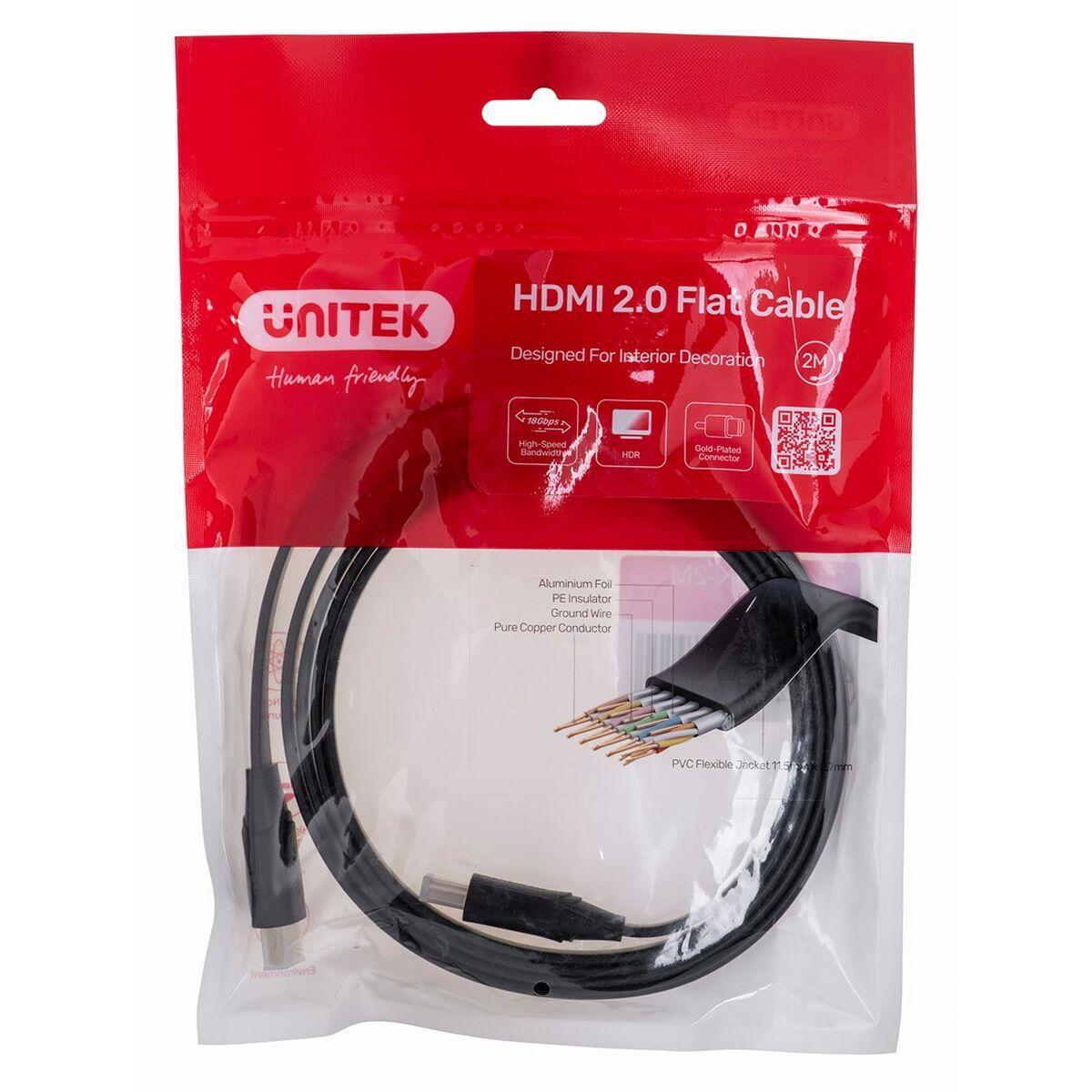 HDMI-kabel Unitek C11063BK-2M 2 m