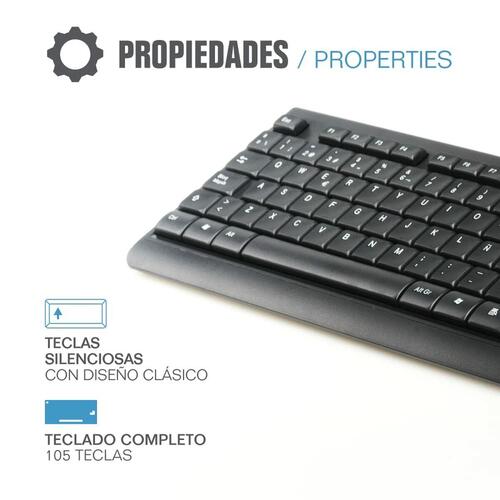 Tastatur og mus iggual IGG317617