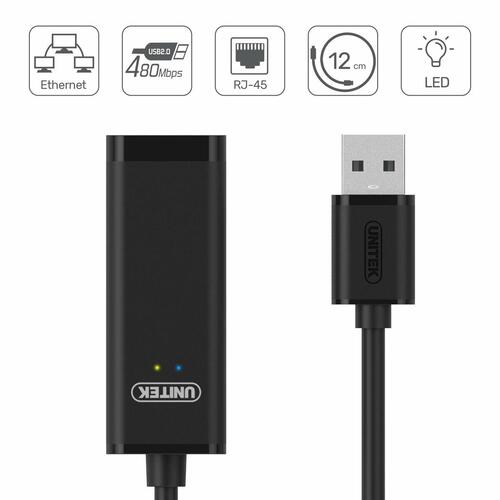 USB til ethernet-adapter Unitek Y-1468