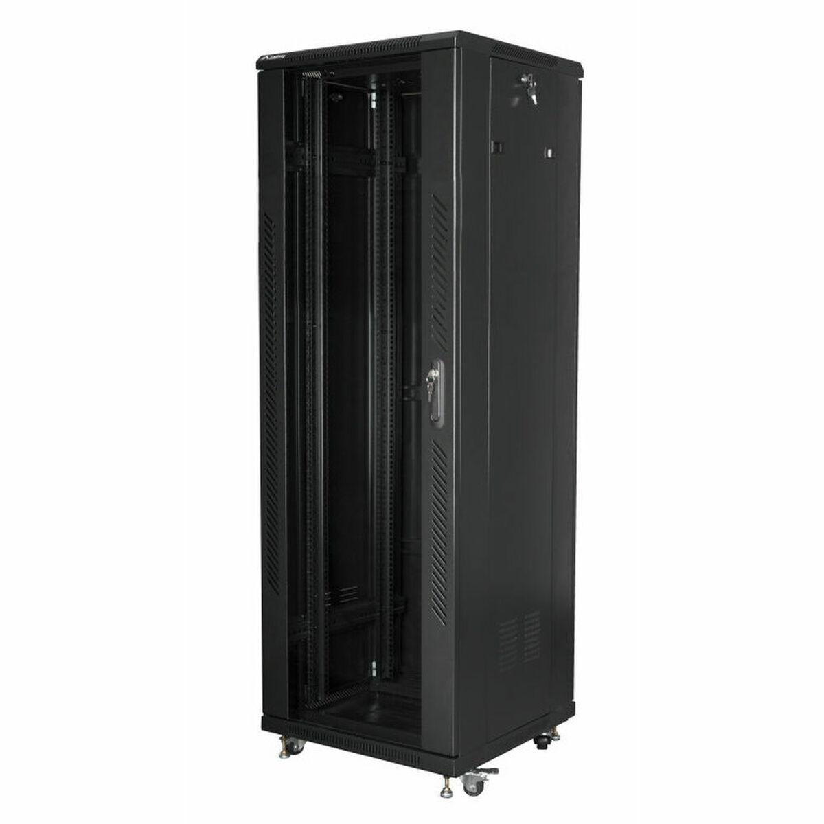 Lanberg vægmonteret rack kabinet 19" FF01-6637-12B, IP20, sort billede