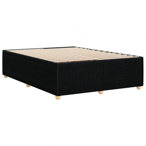 Sengeramme uden madras 160x200 cm - stof, sort