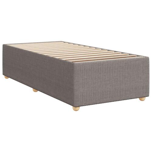 Sengeramme uden madras 90x200 cm stof gråbrun