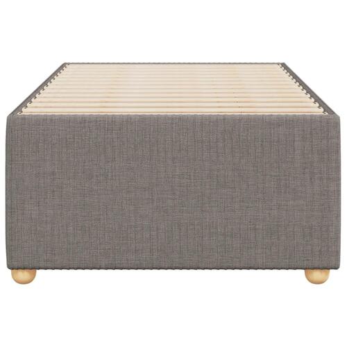 Sengeramme uden madras 90x200 cm stof gråbrun