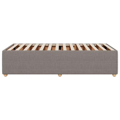 Sengeramme uden madras 90x200 cm stof gråbrun