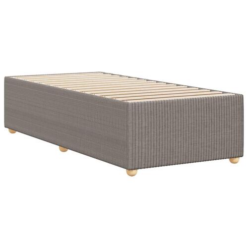Sengeramme uden madras 90x200 cm stof gråbrun