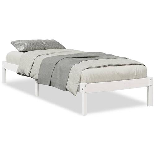 Ekstra lang sengeramme uden madras 100x220 cm massivt fyrretræ