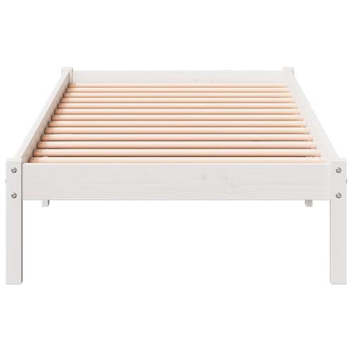 Ekstra lang sengeramme uden madras 100x220 cm massivt fyrretræ