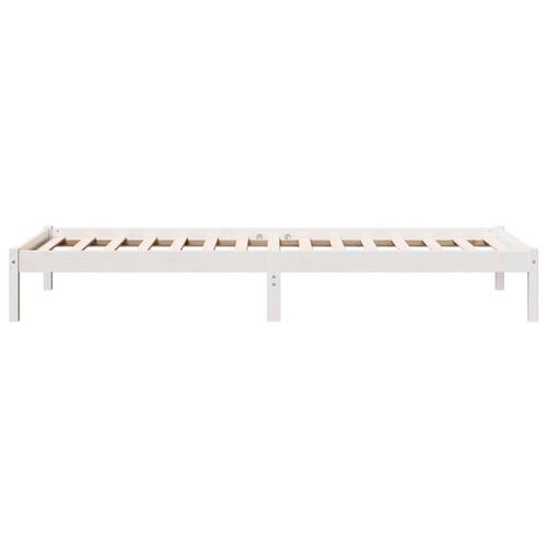 Ekstra lang sengeramme uden madras 100x220 cm massivt fyrretræ