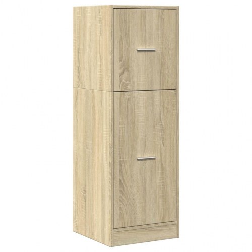 Udtræksskab 40×41×118 cm i konstrueret træ - sonoma-eg