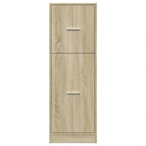 Udtræksskab 40×41×118 cm i konstrueret træ - sonoma-eg