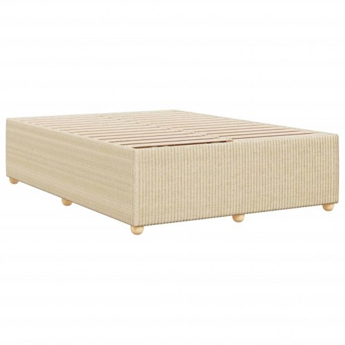 Sengeramme uden madras 140 x 190 cm - cremefarvet