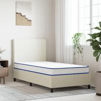 Madras 100x200x17 cm memoryskum hvid
