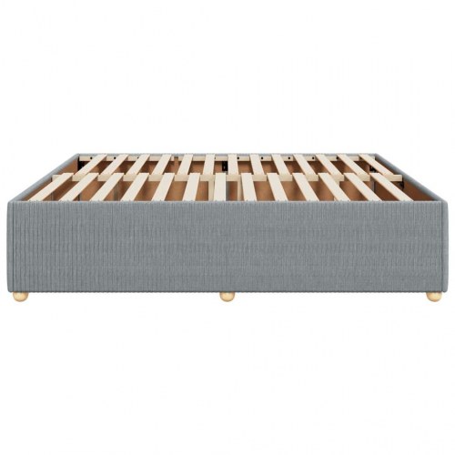 Sengeramme uden madras 200 x 200 cm - lysegrå