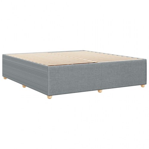Sengeramme uden madras 200 x 200 cm - lysegrå