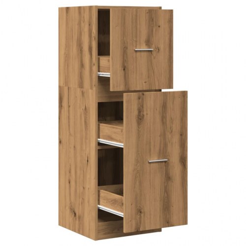 Udtræksskab 40 × 41 × 118 cm i konstrueret træ - sonoma-eg