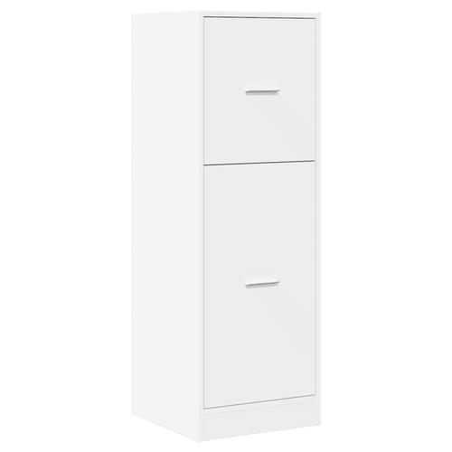 Apotekerskab 40x41x118 cm konstrueret træ hvid