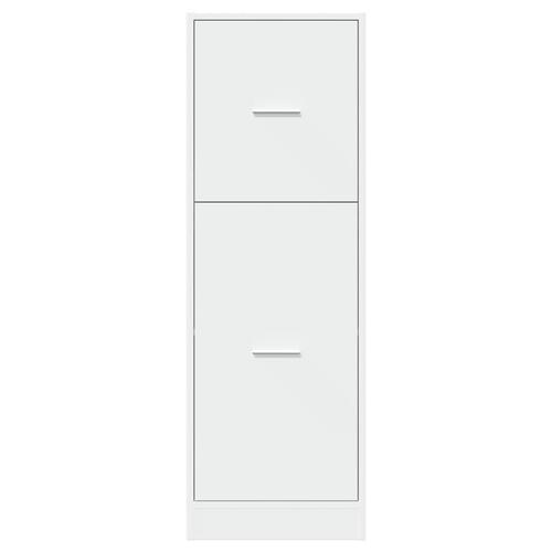 Apotekerskab 40x41x118 cm konstrueret træ hvid