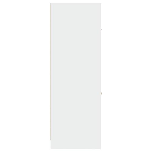 Apotekerskab 40x41x118 cm konstrueret træ hvid