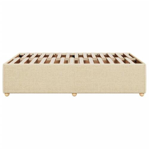Sengeramme uden madras Creme 120x200 cm Stof